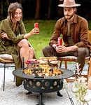 Outside with Cooking Grill